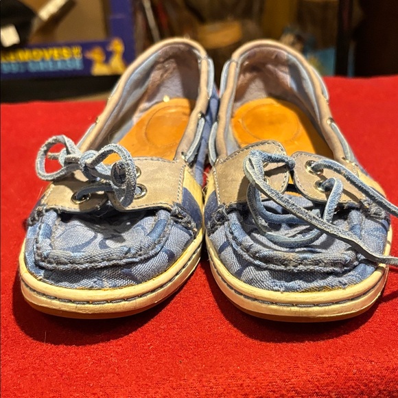 Coach Navy and Beige Casual Loafers size 9 1/2 10 , I can’t tell? - Picture 11 of 16
